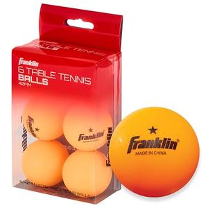 Franklin Sports 57105 Table Tennis Balls- Orange - 5 Pack