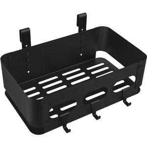 Grill Pallet Side Storage Bin Griddle Caddy Compatible with Traeger Pellet Grills With 3 Hangers and Height Adjustable Hook Pro series 22 34 Pro 575 Pro 780 Ironwood 885 Z-grills Pit boss Smoker