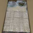 2 Pack Large Squirrel House Screech Owl Nesting Box Kit for Outside 15.4 x 10.5 x 9'' Carbonized Wooden Bird House Opening Easy Assemble Easter Shelter Gift with Water Bowl Wood Shavings Tool