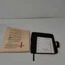 Adjustable Bible Cover with 75 Bible Tabs - Bible Cover Case for WomenWaterproof, Washable Quilted Bible CaseReusable Christian Gifts for Women (Black, L)