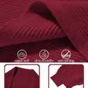 Zwurew Women's Bolero Shrug Sweater 2026 Knitted Long Sleeve Open Front Cropped Cardigan Shrugs Sweaters Y2K Tops (Red, S)