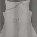 BNGD Women's Backless Vest Basic Dress Sexy Slim Short Dress Sleeveless Open Back Mini Dresses (White) S