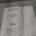 Makeup Mirror with Lights, 1x/20x 360 Rotation Vanity Mirror, Brightness Adjustable Lighted Makeup Mirror with Magnification, 5000 mAh Rechargeable Double Sided Mirror with 3 Colors, Gift for Women (Chrome)