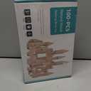 Kids Wooden Blocks - 100 Pcs - Building Blocks for Toddlers - Natural Beech Wood Blocks - Preschool Learning Toys Stacking Block