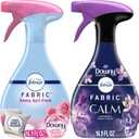 Febreze Odor-Fighting Fabric Refresher, Downy Calm and Downy April Fresh, 16.9oz, 2 pack