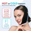LotFancy Wisdom Teeth Ice Pack Head Wrap, Face Ice Pack for TMJ Jaw Toothache Pain Relief, with 4 Reusable Hot Cold Therapy Gel Packs, for Chin, Oral and Facial Surgery, for Kids, Teens, Petite Adults