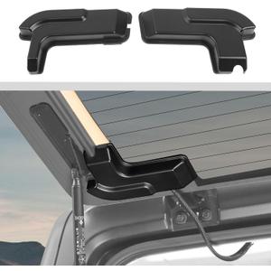 Rear Window Defroster Wire Tailgate Glass Heater Wire Cover Trim Rear Windshield Heater Wire Protector Cover Trim for 2018-2025 Jeep Wrangler JL JLU & Gladiator JT 2PCS (Black)