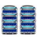 Premium 5-Blade Razor Refills  Compatible with Most 5-Blade Handles  Smooth Shaving  12 Pack