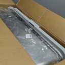 23.6''x16''x12'' Enclosed Stainless Steel Litter Box with Lid, XL Sifting Litter Box for Pine Pellets, High Sides Metal Litter Box System for Big Cats, Anti-Leakage, Easy Cleaning, Less Tracking (Large)