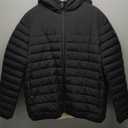 Calvin Klein Men's Lightweight Packable Down Jacket With Fleece Bib and Removable Hood (X-Large)