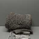 Electric Heated Blanket Throw 50''x60''Size Faux Fur Heating Blanket 10 Heating Settings, 1-8h Timer & Overheat Protection, Machine Washable, Soft Flannel and Sherpa Full Body Warmth