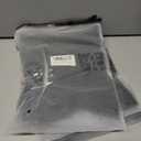 Women's Mesh Lingerie Fishnet Babydoll Mini Dress Bodysuit See Through Shirts Long Sleeves Lingerie Bodysuit Cover Up (Black)