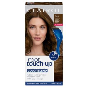 Clairol Root Touch-Up by Nice'n Easy Permanent Hair Dye, 5G Medium Golden Brown Hair Color | 100% Gray Coverage | Easy Brush Application | Matches Professional Salon Shades | Pack of 1