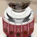 Tuni G3 64mm Flat Burr Coffee Grinder, 100 Grind Settings Electric Espresso Grinder with Single Dose Set | Commercial Grade Precision, Touchscreen | Anti-Static Tech | Stainless Steel (Ivory)