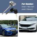 XQSMWF Front Left Driver Side Door Lock Cylinder with 2 Keys 04921TBAA01 Compatible with Honda Civic 2016 2017 2018 2019 2020 2021 Replace 04921-TBA-A01