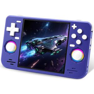 RF40H Handheld Game Console, 4.0" Retro Gaming Console Preloaded 20,000+ Classic Games, Open Source Linux System, Support WiFi Online Play, Portable Pocket Hand Held Video Game (Purple)