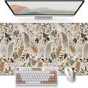 Large Mouse Pad for Desktop, Cute Desk Mat Pad Protector for Work & Gaming, Aesthetic Pretty Anti-Slip Laptop Blotter Cover for Office School Home Supplies, Magical Forest, 31.5" x 11.8"