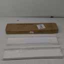 storenization Floating Shelves for Wall, White Floating Shelves for Wall Set of 2, 24 inch Long Picture Ledge Shelf with Lip for Bedroom Living Room Bathroom Kitchen