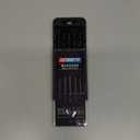 5 Pcs 3/8" Masonry Concrete Drill Bit Set for Tile Brick Glass Plastic Wood, Cross Tungsten Carbide Tip, Hex Shank, Work with Ceramic Porcelain Tile Wall Mirror Paver, 3/8 Inch Drill Bits, 10mm