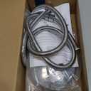 Handheld Shower Head with Filter, High Pressure 10 Spray Modes and Power Wash Mode for Cleaning, 3 Replaceable Filter Reduce Chlorine Soften Hard Water, Shower Head with Hose,Holder (Gold) (Chrome)