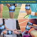 Ice Pack for Knees Reusable Cold Pack for Injuries, Knee Gel Ice Pack Wrap Pain Relief Replacement Surgery, Swelling, Meniscus Tear, ACL, Sports Injuries Blue