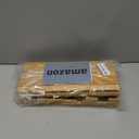 Bamboo Couch Arm Tray with Detachable Cup Holder - 2 in 1 Design, Foldable Anti-Falling Sofa Armrest Tray for Cups, Snacks, Remote