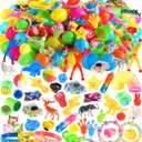 200 Pack Prefilled Easter Eggs with Assorted Toys, Easter Theme Surprise Eggs for Basket Stuffers/ Fillers, Filling Treats, Classroom Prize Supplies, Easter Eggs Hunt Party Favors for Kids - C2