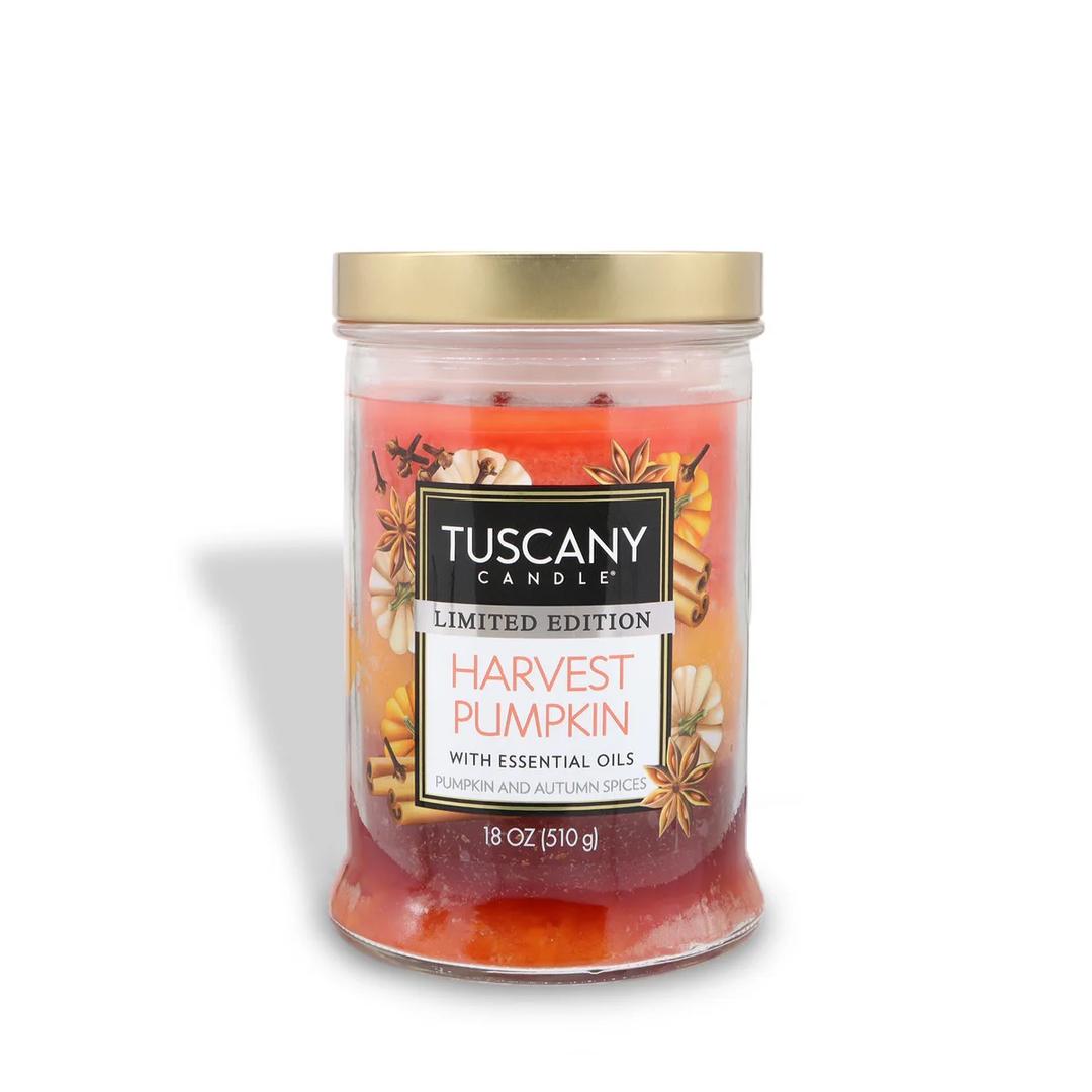 Tuscany Candle Limited Edition Jar Candle (Pumpkin Cakes, 18 Ounce)