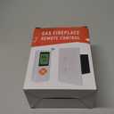 Fireplace Thermostat Remote Control Kit, for Millivolt Gas Valve & Electronic Ignition Systems, 65ft Range, LCD Display, ON/AUTO/Off Modes, Timer & Child Lock Function