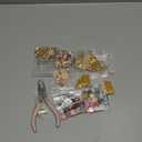 Gaiett 319 Pcs Christmas Keychain Making Kit with Charms, Christmas Bag Charm Making Kit Including 112 Charms 20 Keychain Clips Hooks 25 Extender Chains 160 Jump Ring and Jewelry Plier for DIY Crafts