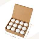 Ashlux White Floating Candles 2 inch, 24 Pack Floating Candles 5-6 Hours Long Burning, Unscented Floating Candle for Centerpieces, Wedding, Christmas Lights, Romantic Night for Her/Him Set