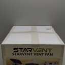 RV Roof Vent Fan 6-Speed-Reversible White