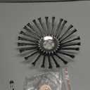 10 Inch Weed Eater Attachments, Steel Wire Weed Wacker Blade with Universal Adapter Kits, Indestructible Wire Brush Cutter Blade, Wire Wheel Trimmer Head Replacement for Moss, Weed Removal