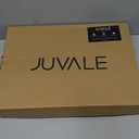 Juvale Bamboo Silverware Organizer for Drawer, Kitchen, 6 Slot Utensil Tray (Black, 17 x 11.75 x 1.75 In)