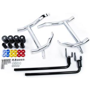 Saddle Bag Guards for Harley Touring Street Glide Road Glide Road King Electra/Ultra (2009-2025) (Chrome)