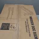 Dog Ramp for Bed or Couch, Wooden Pet Ramp with 20 Gentle Slope, Removable Side Rails, Non-Slip Surface, Top Platform & Wheels, Safe Bed Ramp for Small, Large & Senior Dogs, 60" Long, Natural