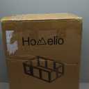 Clear Acrylic Dog Playpen with Door,23.6" Puppy Playpen,Easy Assemble Pet Fence,10-Panel for Puppies/Small Dog Play Pen Indoor (White, 23.6 Inch-H, 10 Panel)