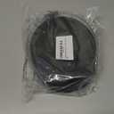 ADVANSYNC GradCapBand DELUXE Graduation Cap Headband (Black and Clear)