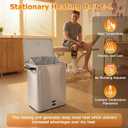 E-1 Stationary Heating Unit Tabletop with 4 Standard Heat Packs, Heating Unit with Consistent Moist Heat Up to 165F, Constructed From High-Quality Stainless Steel & Easy to Maintain
