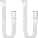 2 Packs Replacement Short Tube and Elbow for Resmed AirFit N20, Airtouch N20 and N40 Mask - No Leakage - Reduce Noise