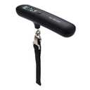 NUTRI FIT Luggage Scale Travel Digital Suitcase Weight Scale Portable Bag Weighing Scale Baggage Weigher, LCD Display 110lb/50kg Electronic Handheld Balance for Packages Airplane Travel Essentials (Classic Black)