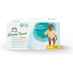 Amazon Brand - Mama Bear Gentle Touch Diapers, Size 7, 80 Count (4 packs of 20)