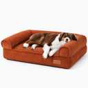 FUKUMARU Cute Dog Bed, Thickened Orthopedic Dog Sofa, Waterproof&Washable