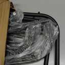 JIUYOTREE Metal Clothing Rack, 43.3 Inches Garment Rack with Bottom Shelf for Hanging Clothes, Coats, Skirts, Shirts, Sweaters, Black (43.3"W x 15.75"D x 61"H without wheels)