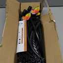 WellSign Garden Obelisk Trellis for Climbing Plants Outdoor, 6.6ft Tall Rustproof Coated Metal Plant Support with Garden Twist Tie for Tomato Cucumber Ivy Vines Rose Potted Plant Trellis 1 Pack