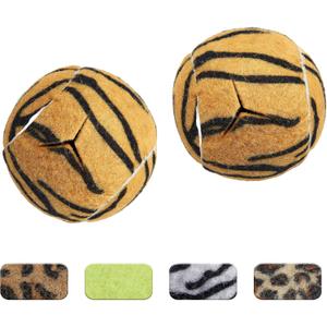 Deluxe Pre Cut Walker Tennis Ball Glides - Walkers Legs Universal Precut Glide Balls, Accessories Gifts for Elderly Seniors or Medical Rehab (Tiger)