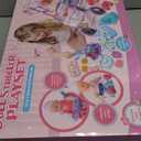 YIYBM Baby Doll Stroller Play Set with 12.5" Baby Doll,Dining Chair, 2 Sets Clothes and 20 PCS Doll Accessories. Stroller Toy for 3, 4, 5, 6 Year Old Toddler Girls for Realistic Pretend Play.