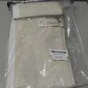 H.VERSAILTEX Linen Blackout Curtains 63 Inches Long, Full Blackout Thermal Insulated Textured Linen Look Curtain Draperies Anti-Rust Grommet with White Liner, 2 Panels, Natural