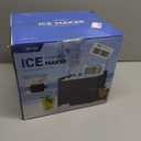 Ice Makers Countertop, 9 Ice Cubes in 6 Mins Portable Ice Maker, 2 Sizes of Bullet Ice (S/ L) Small Ice Machine for Home Kitchen Camping (Onyx)