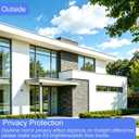 One Way Privacy Window Film Reflective Solar Control Window Film Heat Control Mirror Window Tint for Home Heat Blocking Daytime Privacy See Out Not in, Black Silver, 35.4Inch X 157.4 Inch
